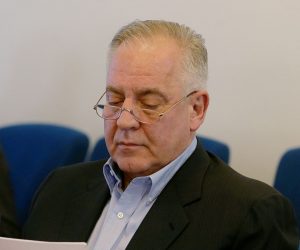 Zagreb: Nastavljeno suđenje Ivi Sanaderu za aferu INA-MOL 04.02.2019., Zagreb - Na Zupanijskom sudu nastavljeno je sudjenje bivsem premijeru Ivi Sanaderu za aferu INA-MOL. Photo: Dalibor Urukalovic/PIXSELL
