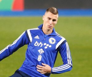 UEFA Nations League - Bosnia and Herzegovina Training Soccer Football - UEFA Nations League - Bosnia and Herzegovina Training - Stadium Grbavica, Sarajevo, Bosnia and Herzegovina - October 14, 2018  Bosnia's Ognjen Vranjes during training  REUTERS/Dado Ruvic DADO RUVIC