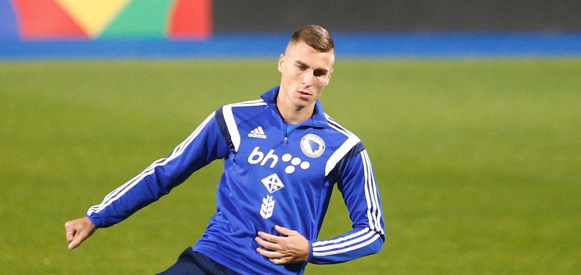 UEFA Nations League - Bosnia and Herzegovina Training Soccer Football - UEFA Nations League - Bosnia and Herzegovina Training - Stadium Grbavica, Sarajevo, Bosnia and Herzegovina - October 14, 2018  Bosnia's Ognjen Vranjes during training  REUTERS/Dado Ruvic DADO RUVIC