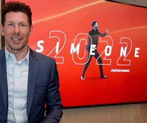epa07370033 A handout picture provided by Spanish soccer club Atletico de Madrid shows Atletico's head coach, Argentinian Diego Pablo Simeone, posing for the photographers in Madrid, Spain, 14 February 2019. Atletico de Madrid extended Argentinian Diego Siemeone's contract until 2022.  EPA/Atletico de Madrid HANDOUT/ USE EDITORIAL ONLY/ NO SALES