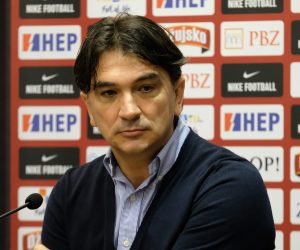 Zagreb, 18.03.2019 - Izbornik Zlatko Dalić održao je konferenciju za medije uoči okupljanja nogometne reprezentacije uoči kvalifikacijskih utakmica s Azerbajdžanom i Mađarskom za plasman na Europsko prvenstvo 2020. godine.
Na fotografiji Zlatko Dalić.
foto HINA / Edvard ŠUŠAK/ es