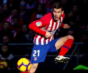 epa07467200 (FILE) Atletico Madrid's defender Lucas Hernandez in action during the Spanish La Liga soccer match between Atletico Madrid and Getafe CF in Madrid, Spain, 26 January 2019 (reissued 27 March 2019). German Bundesliga club Bayern Munich announced the signing of Lucas Hernandez.  EPA/RODRIGO JIMENEZ