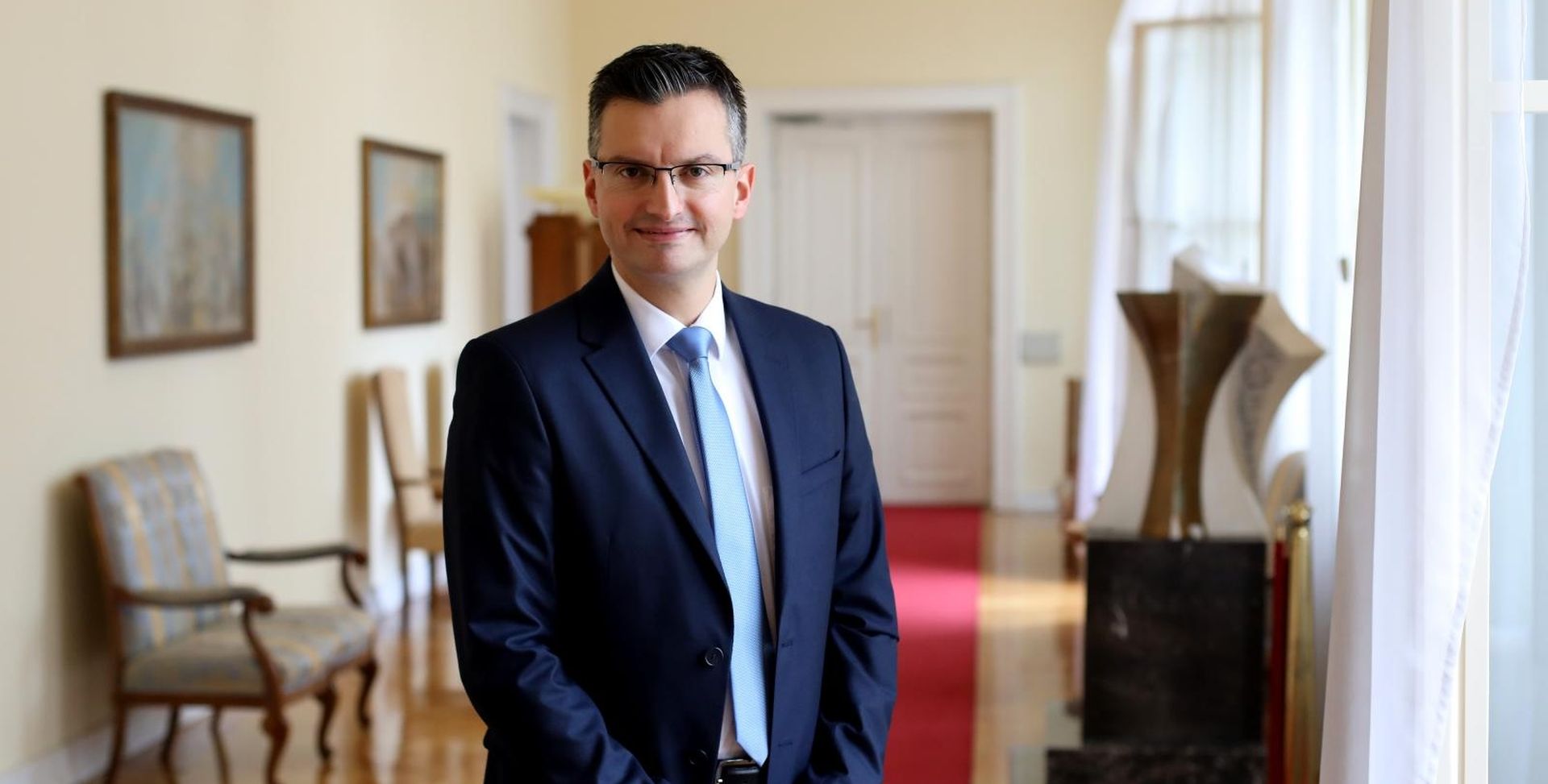04.09.2018., Ljubljana- Premijer Republike Slovenije, Marjan Sarec.
lista. Photo: Boris Scitar/Vecernji list/PIXSELL