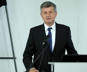 06.03.2019., Zagreb - U Klinici za psihijatriju Vrapce odrzana je komemoracija povodom smrti ravnatelja prof.dr.sc. Vlade Jukica. Milan Kujundzic. 
Photo: Goran Stanzl/PIXSELL