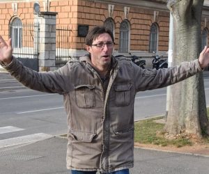 Pula: Predsjednik štrajkaškog odbora u Uljaniku o stanju u brodogradilištu 07.01.2019., Pula - Boris Cerovac, predsjednik strajkaskog odbora u Uljaniku i celnik Jadranskog sindikata, dao je izjavu za medije o stanju u brodogradilistu. 
Photo: Dusko Marusic/PIXSELL