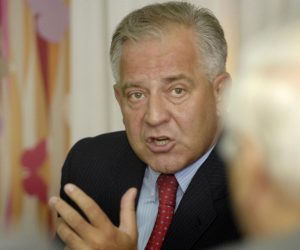 27.08.2008.,Beli Manastir - Hotel Patria,Sjednica predsjednistva  HDZ-a.Predsjednik stranke i Hrvatski premijer Ivo Sanader.
Photo Davor Javorovic/Vecernji list
