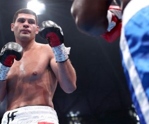 08.12.2018., Zagreb, KC Drazen Petrovic - Fight night Zagreb, borba za WBC internacionalni pojas u teskoj kategoriji na 8 rundi: Filip Hrgovic (CRO) – Kevin Johnson (USA). 
Photo: Igor Kralj/PIXSELL