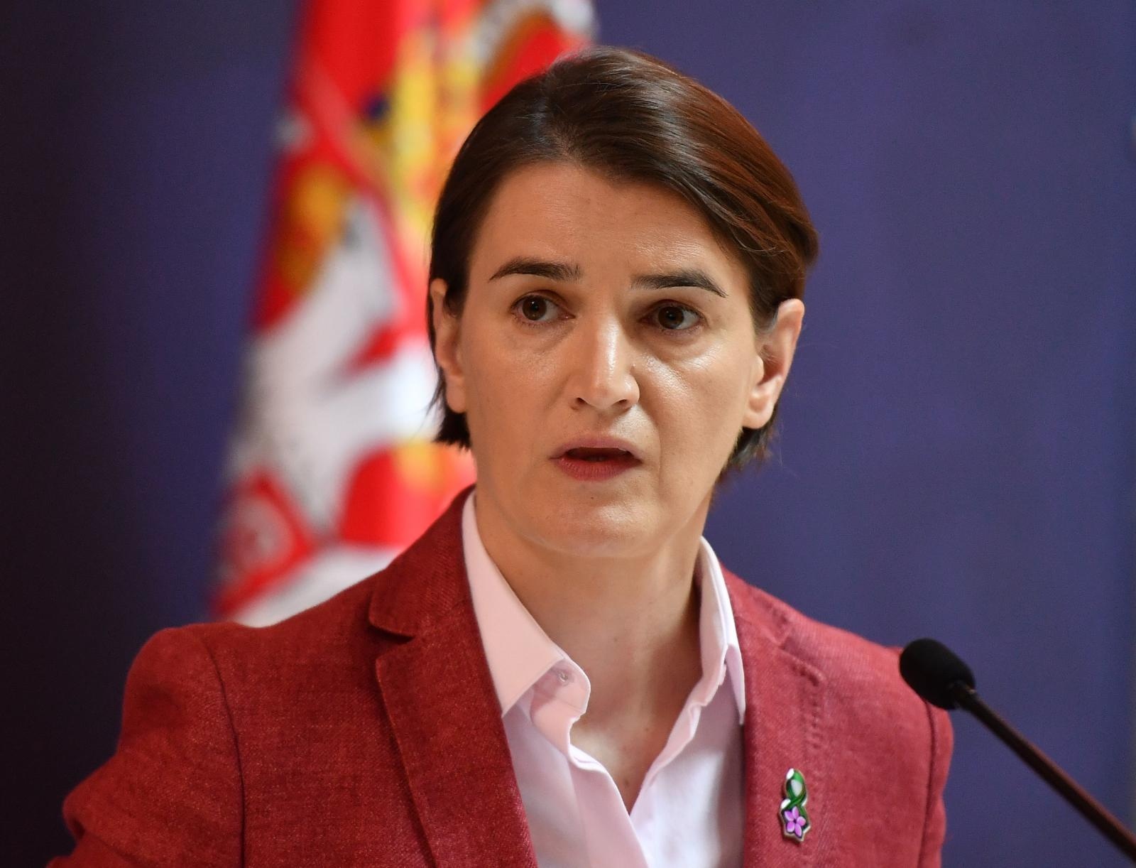 10.11.2017., Beograd, Srbija - Nakon zajednicke sjednice Vlade Srbije i Republike Srpske (RS) odrzana je konferencija za medije na kojoj su sudjelovale premijerka Srbije Ana Brnabic i premijerka RS Zeljka Cvijanovic. Photo: Srdjan Ilic/PIXSELL