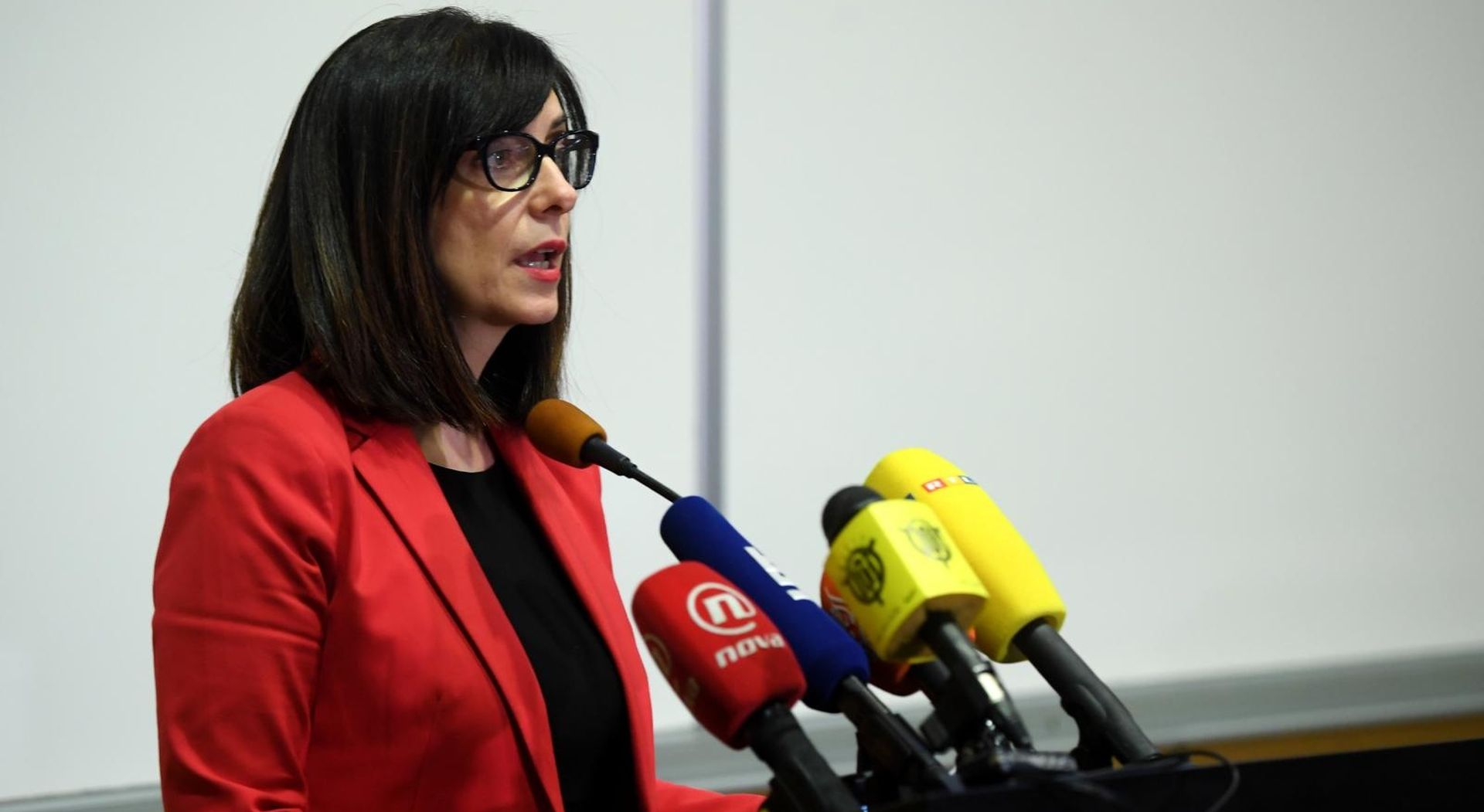 Zagreb: Blaženka Divjak i Darko Horvat ugostili šesteročlanu delegaciju Europske svemirske agencije 11.03.2019., Zagreb - Geodetski, Gradjevinski i Arhitektonski fakultetu Sveucilista u Zagrebu bio je domacin Europskoj svemirskoj agenciji, delegacija Europske svemirske agencije pod vodstvom Nathalie Tinjod. Blazenka Divjak
Photo: Marko Lukunic/PIXSELL