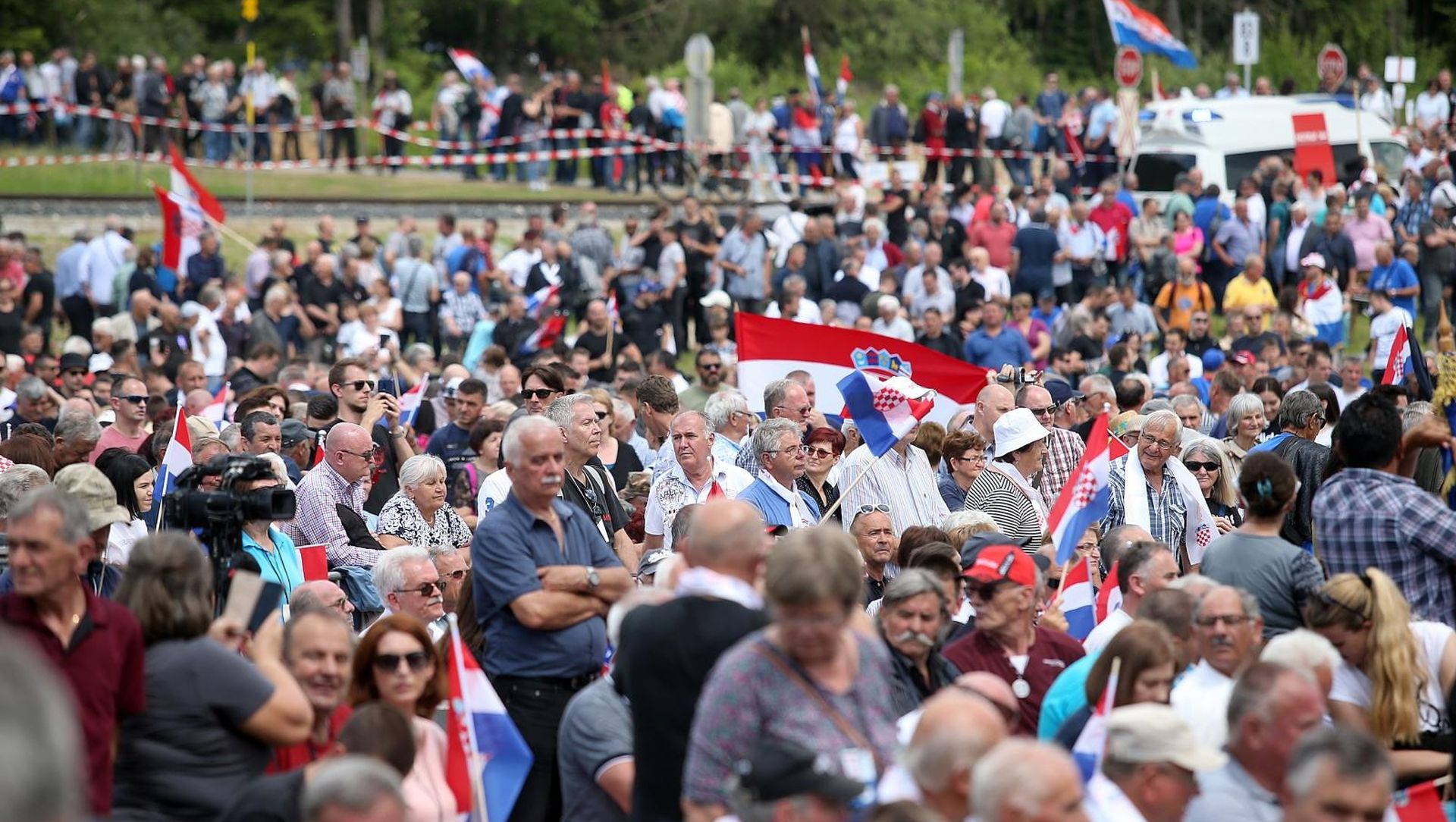 12.05.2018., Bleiburg, Austrija - Sredisnja komemoracija u povodu 73. godisnjice bleiburske tragedije i kriznog puta hrvatskog naroda. 
Photo: Goran Stanzl/PIXSELL
