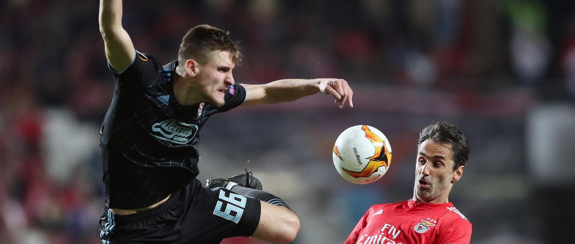 Lisabon: Benfica i Dinamo u uzvratnoj utakmici osmine finala Europske lige 14.03.2019., Estadio da Luz, Lisabon, Portugal - Uzvratna utakmica osmine finala UEFA Europska liga, SL Benfica - GNK Dinamo. Emir Dilaver, Jonas Photo: Goran Stanzl/PIXSELL