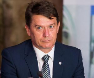 14.06.2016., Revelin, Dubrovnik - Konferencija za medije Salzburg foruma i ministra unutarnjih poslova Austrije Wolfganga Sobotke, nizozemskog ministra migracija Klaasa Dijkhoffa, zamjenika ministra sigurnosti BiH Mija Kresica i hrvatskog ministra unutarnjih poslova Vlaha Orepica.
Photo: Grgo Jelavic/PIXSELL