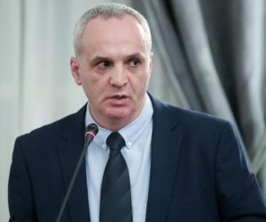 Zagreb: Proslava 100. broja Novosti 15.02.2019., Zagreb - HND. Redakcija Novosti obiljezila je izlazak 1000. broja Samostalnog srpskog tjednika Novosti u velikoj dvorani Novinarskog doma u Zagrebu. Predsjednik Hrvatskog novinarskog drustva Hrvoje Zovko. Photo: Sanjin Strukic/PIXSELL