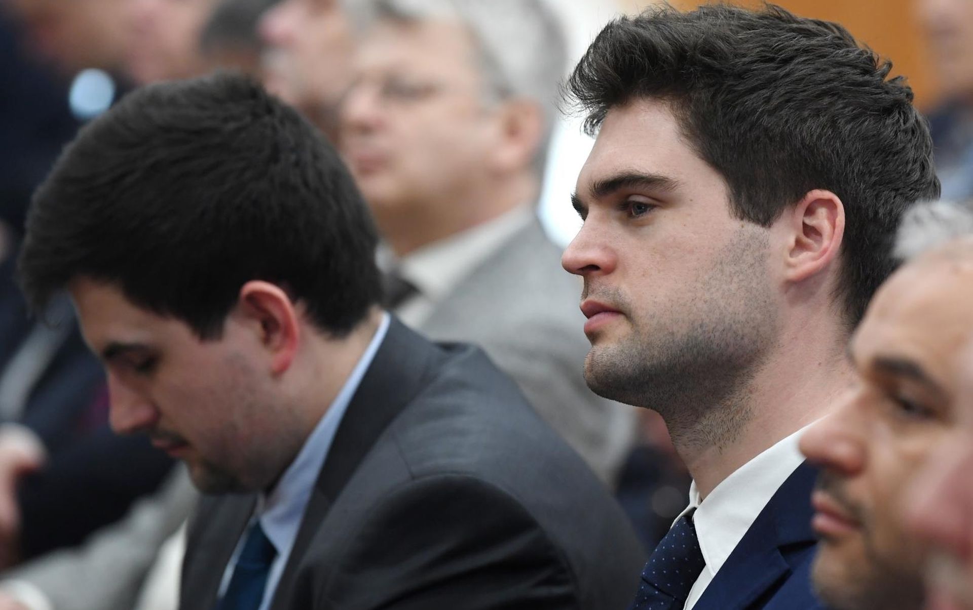 15.03.2019., Hrvatska odvjetnicka komora, Zagreb - Predsjednik Vlade RH Andrej Plenkovic sudjelovao je na okruglom stolu "Odvjetnici i tehnologija danasnjice" u sklopu tradicionalne manifestacije hrvatskog odvjetnistva - 37. Dani hrvatskih odvjetnika. Karlo Ressler. 
Photo: Marko Lukunic/PIXSELL