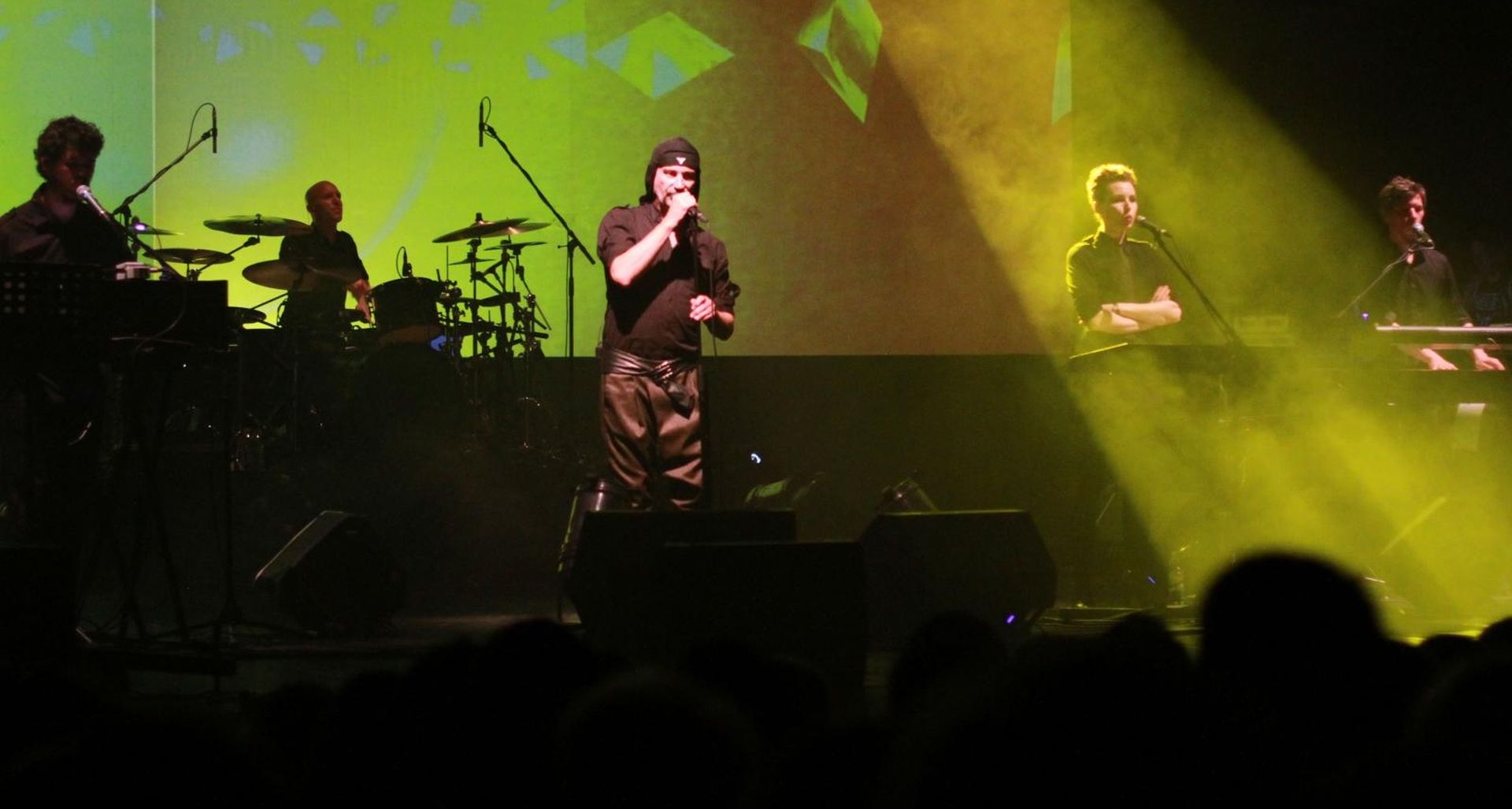 16.06.2014., Split - Slovenska grupa Laibach nastupala je u splitskom HNk na festivalu IKS (International festival of contemporary theatre) te je promovirala novi album naziva Spectre. Photo: Ivana Ivanovic/PIXSELL