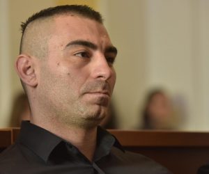 Zadar: Nastavljeno suđenje Darku Kovačeviću 16.11.2018., Zadar - Na Opcinskom sudu nastavljeno je sudjenje Darku Kovacevicu - Daruvarcu zbog premlacivanja djevojke. 
Photo: Dino Stanin/PIXSELL