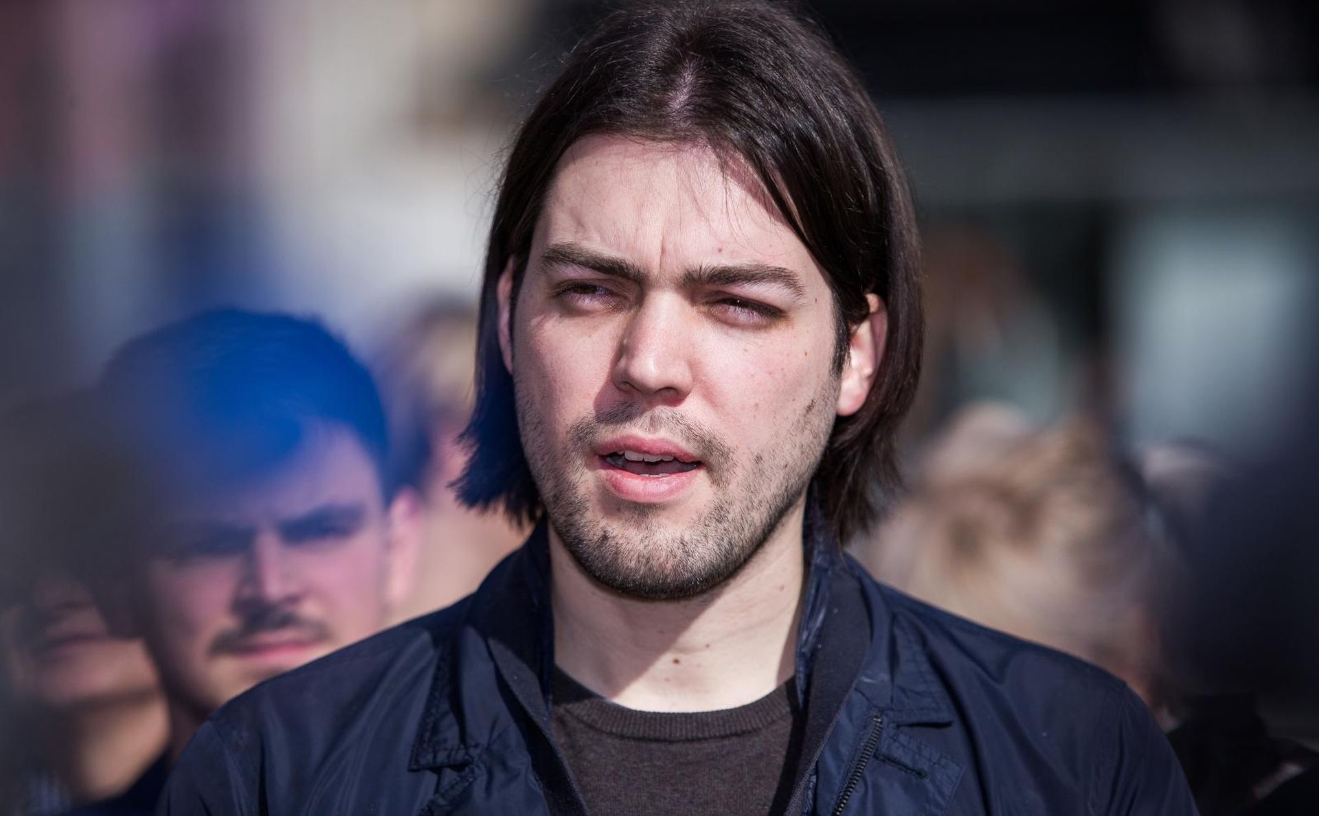 Osijek: Živi zid obratio se građanima i podijelio donacije samohranim roditeljima 18.02.2019., Osijek - Konferencija za medije stranke Zivi zid na glavnom osjeckom trgu Ante Starcevica nakon koje je Ivan Vilibor Sincic podjelio donaciju samohranim roditeljima.  Photo: Davor Javorovic/PIXSELL