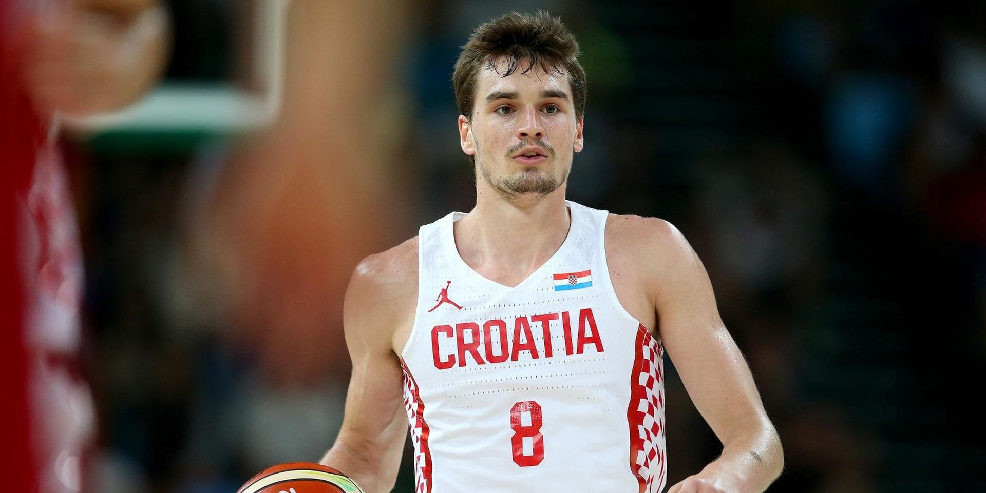 17.08.2016., Rio de Janeiro - Olimpijske igre Rio 2016. Kosarkaska utakmica, cetvrtfinale Hrvatska - Srbija. Mario Hezonja.
Photo: Igor Kralj/PIXSELL