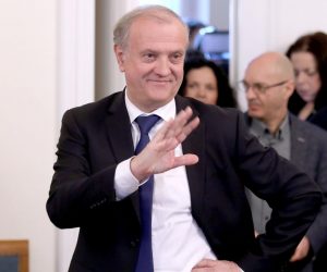 Zagreb: U Saboru je održan okrugli stol o nacrtu prijedloga ovršnog zakona 19.02.2019., Zagreb - U Saboru je odrzan okrugli stol o nacrtu prijedloga ovrsnog zakona. Drazen Bosnjakovic.
Photo: Patrik Macek/PIXSELL