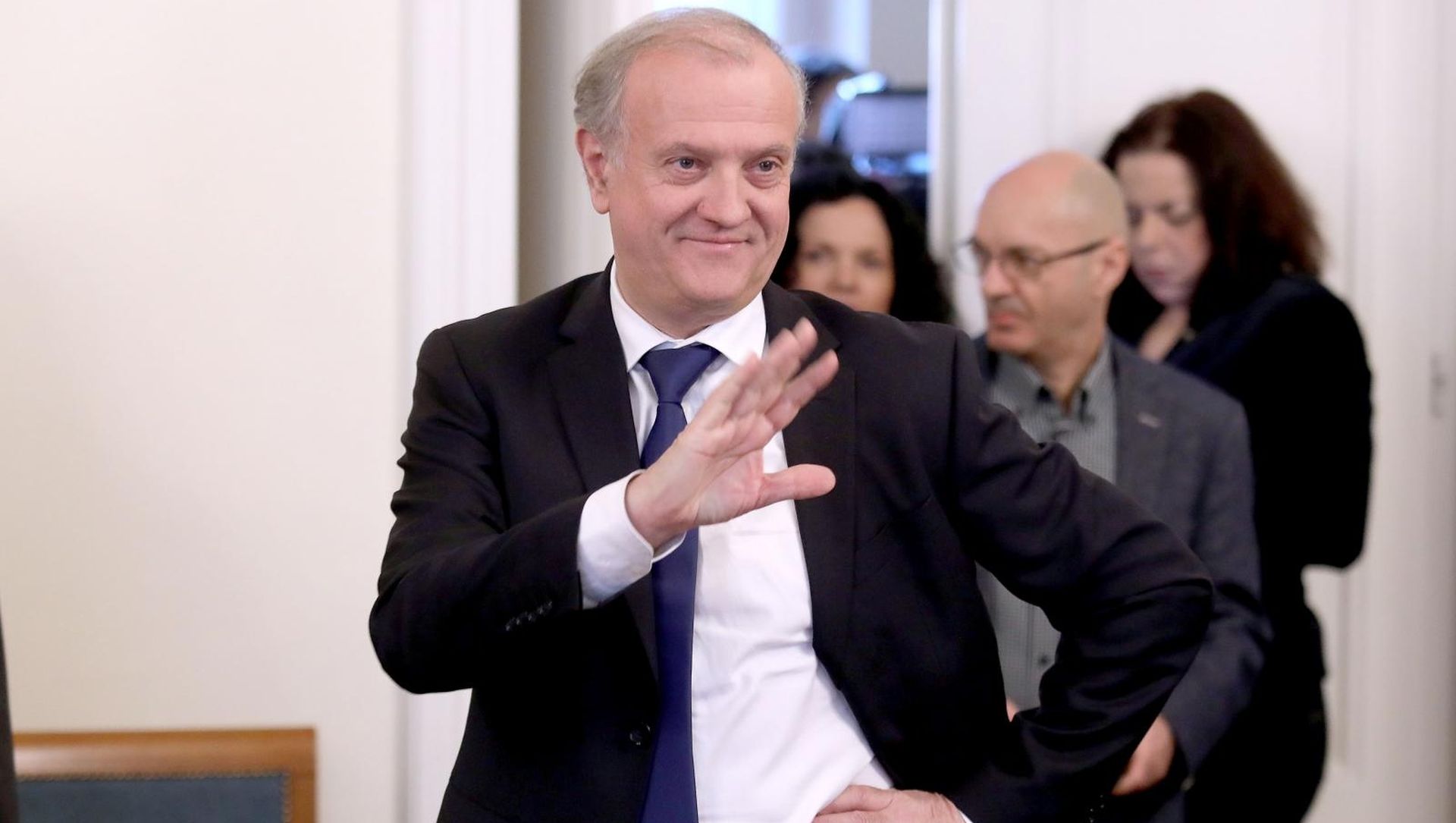 Zagreb: U Saboru je održan okrugli stol o nacrtu prijedloga ovršnog zakona 19.02.2019., Zagreb - U Saboru je odrzan okrugli stol o nacrtu prijedloga ovrsnog zakona. Drazen Bosnjakovic.
Photo: Patrik Macek/PIXSELL
