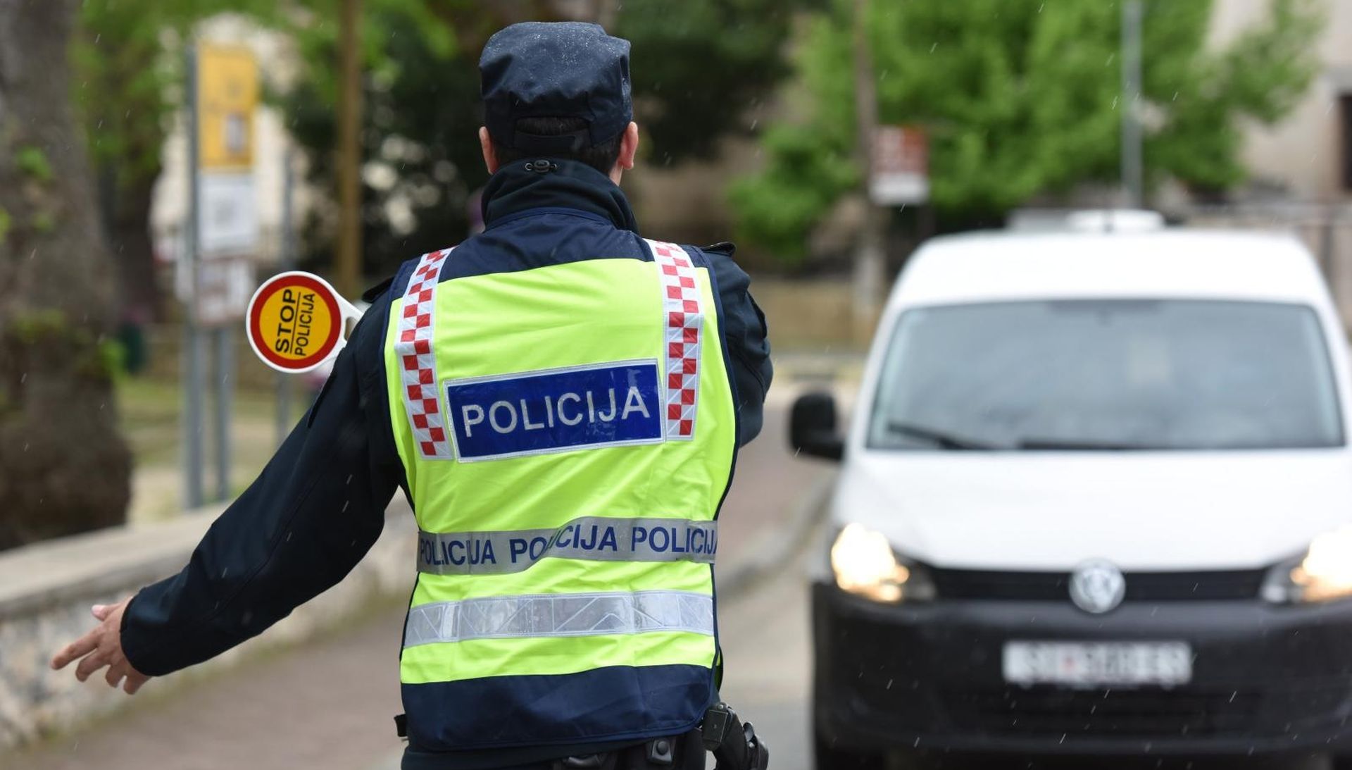 19.04.2018., Sibenik -
Policijska kontrola vozila
Photo: Hrvoje Jelavic/PIXSELL