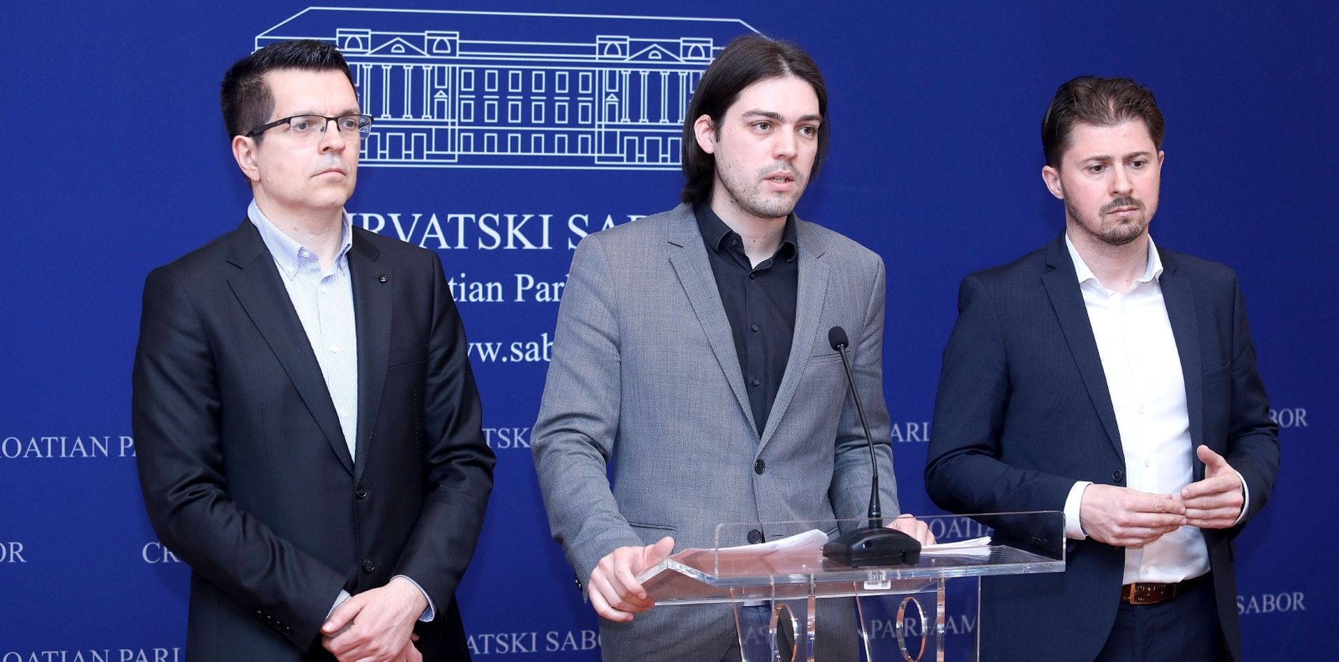Zagreb: Ivan Vilibor Sinčić u Saboru govorio o brodogradnji u Hrvatskoj 20.03.2019., Zagreb - Ivan Vilibor Sincic govorio je o brodogradnji na konferenciji za medije odrzanoj u Saboru. 
Photo: Patrik Macek/PIXSELL