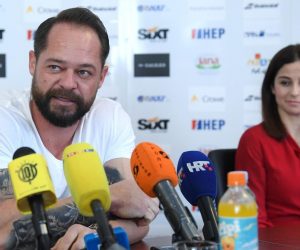 Zagreb: Konferencija za medije Hrvatskog teniskog saveza 20.03.2019., Zagreb - Konferencija za medije Hrvatskog teniskog saveza povodom pocetka prodaje ulaznica za zavrsni turnir Davis Cupa u Madridu. Predsjednica HTS-a Nikolina Babic, izvrsni direktor Marin Galic, sportska direktorica Jelena Kostanic Tosic i izbornik reprezentacije Zeljko Krajan.
Photo: Marko Lukunic/PIXSELL