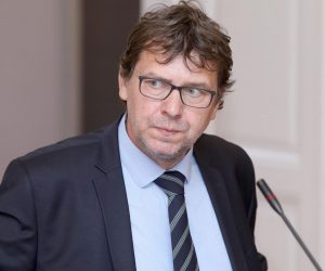 20.04.2017., Zagreb - U Saboru je odrzana 5. tematska  sjednica Odbora za Hrvate izvan Republike Hrvatske s temom Hrvatska manjina u Srbiji: polozaj i perspektive. Tomislav Zigmanov. 
Photo: Patrik Macek/PIXSELL