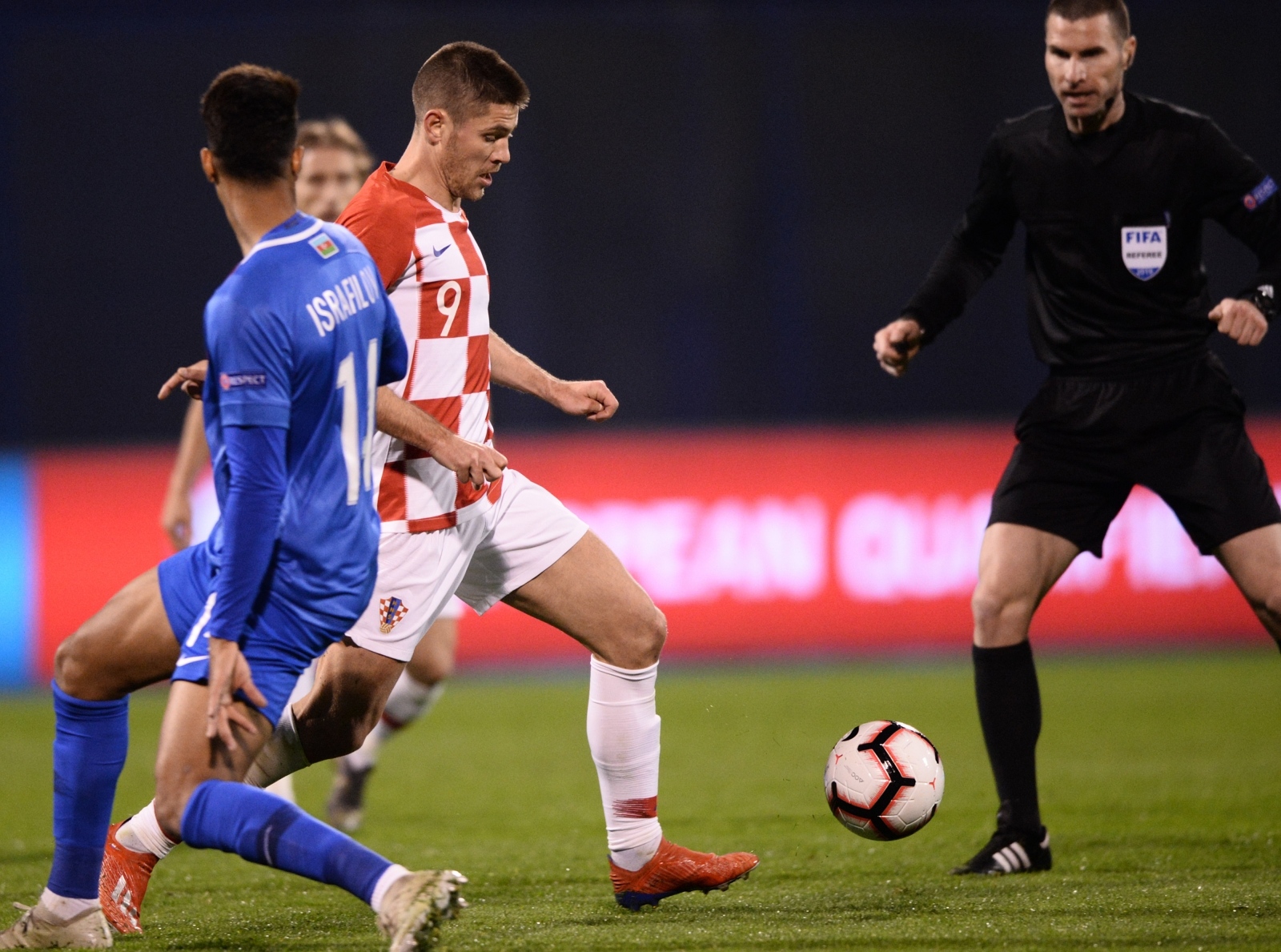 Hrvatska protiv Azerbajdžana igra prvu kvalifikacijsku utakmicu za EURO 2020. 21.03.2019., stadion Maksimir, Zagreb - Kvalifikacije za Europsko prvenstvo 2020., skupina E, 1. kolo, Hrvatska - Azerbajdzan. Andrej Kramaric. Photo: Marko Prpic/PIXSELL