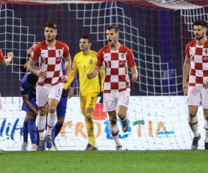 Hrvatska protiv Azerbajdžana igra prvu kvalifikacijsku utakmicu za EURO 2020. 21.03.2019., stadion Maksimir, Zagreb - Kvalifikacije za Europsko prvenstvo 2020., skupina E, 1. kolo, Hrvatska - Azerbajdzan. Domagoj Vida, Duje Caleta Car, Borna Barisic, Bruno Petkovic
Photo: Jurica Galoic/PIXSELL