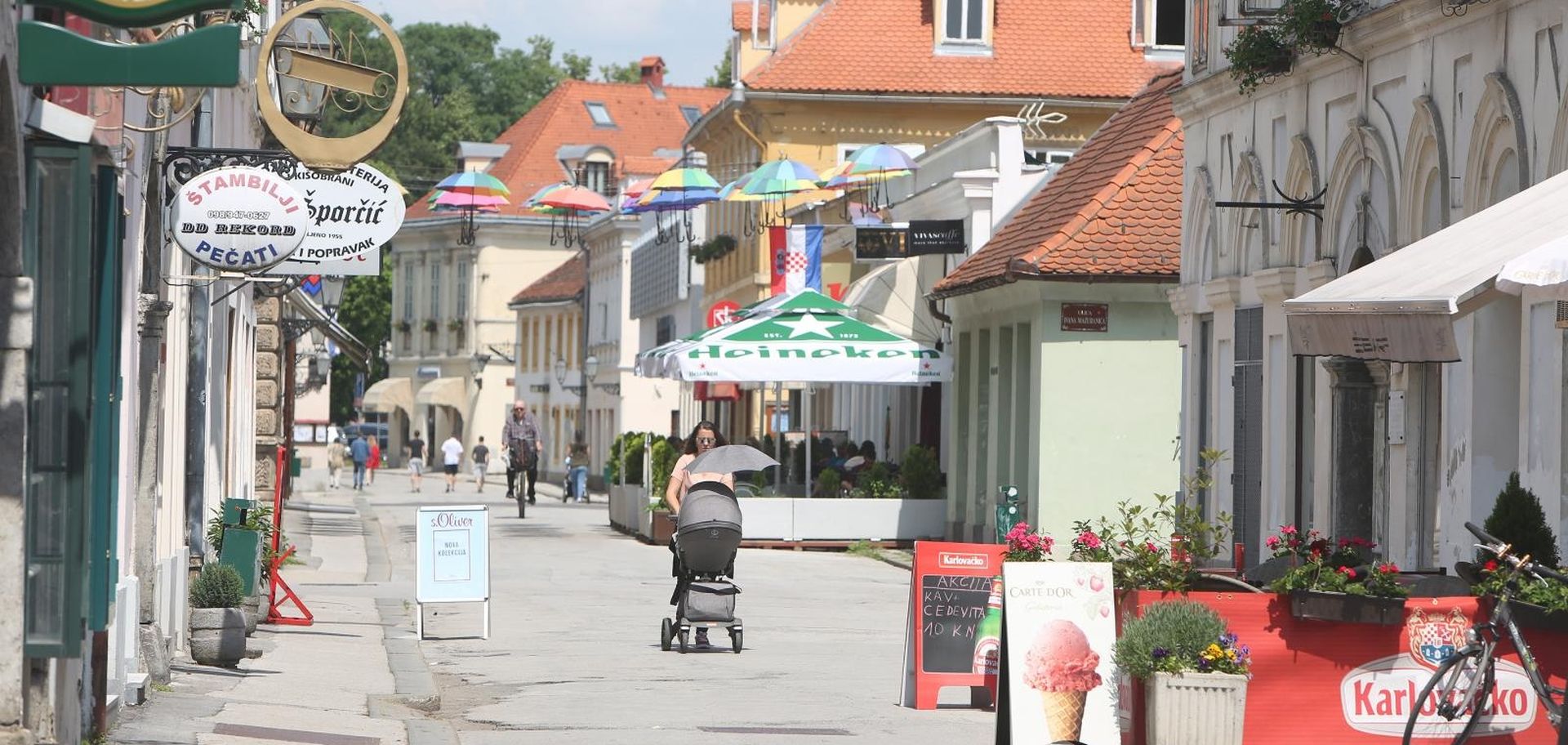 21.05.2018., Karlovac - Ulica Stjepana Radica u straoj gradskoj jezgri. Photo: Kristina Stedul Fabac/PIXSELL