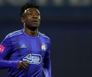 24.02.2019., Stadion Maksimir, Zagreb - Hrvatski telekom Prva liga, 22. kolo, GNK Dinamo - NK Osijek. Iyayi Atiemwen. 
Photo: Goran Stanzl/PIXSELL
