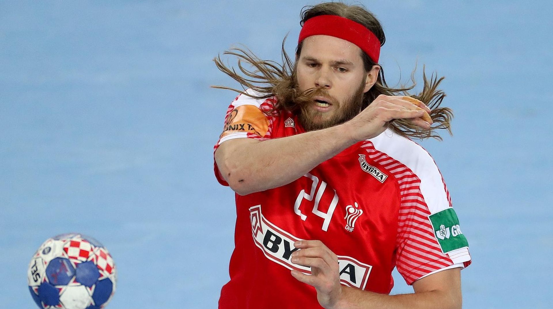 26.01.2018., Arena, Zagreb - Europsko rukometno prvenstvo, polufinale, Danska - Svedska. Mikkel Hansen
Photo: Igor Kralj/PIXSELL