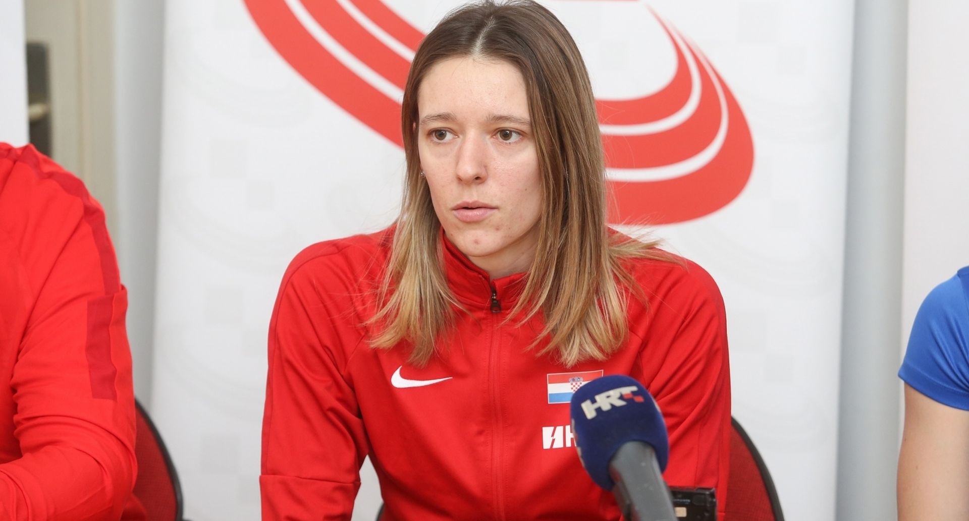 Zagreb: Predstavljeni atletičari koji će nastupati na Europskom dvoranskom prvenstvu u Glasgowu  26.02.2019., Zagreb - Konferencija za medije povodom nastupa nasih atleticara na Europskom dvoranskom prvenstvu u Glasgowu. Ana Simic
Photo: Matija Habljak/PIXSELL