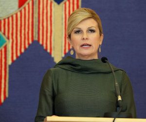 Zagreb: Zajednièka konferencija Kolinde Grabar-Kitaroviæ i indijskog predsjednika  26.03.2019., Zagreb - Predsjednica Republike Hrvatske Kolinda Grabar-Kitarovic primila je predsjednika Republike Indije Rama Natha Kovinda. 
Photo: Goran Stanzl/PIXSELL