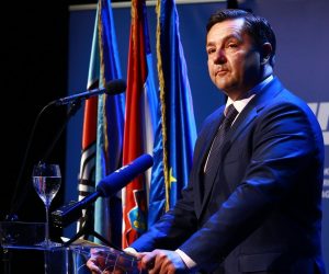 Zagreb: Andrej Plenković sudjelovao na 29. obljetnici osnutka područnih odbora HDZ-a 26.03.2019., Zagreb - U kulturno umjetnickom centru Travno obiljezena je 29. obljetnica osnutka podrucnih odbora HDZ-a Brezovica, Novi Zagreb - zapad i Novi Zagreb - istok. Svecanosti je prisustvovao i premijer Andrej Plenkovic. Andrija Mikulic.
Photo: Borna Filic/PIXSELL