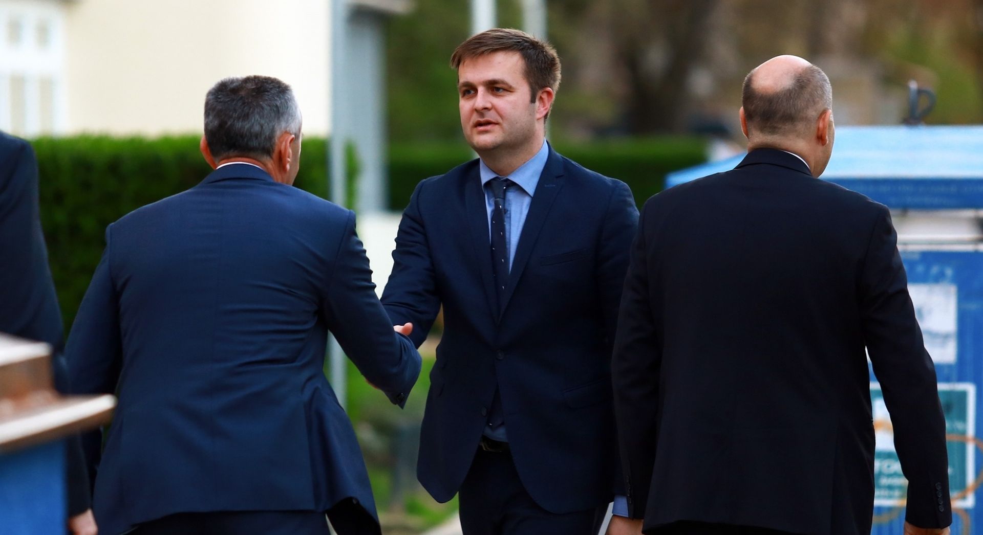 Zagreb: Andrej Plenković sudjelovao na 29. obljetnici osnutka područnih odbora HDZ-a 26.03.2019., Zagreb - U kulturno umjetnickom centru Travno obiljezena je 29. obljetnica osnutka podrucnih odbora HDZ-a Brezovica, Novi Zagreb - zapad i Novi Zagreb - istok. Svecanosti je prisustvovao i premijer Andrej Plenkovic. 
Photo: Borna Filic/PIXSELL