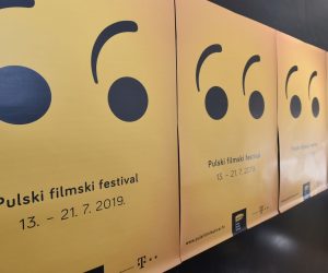 Pula: Predstavljen novi vizualni identitet 66. Pulskog filmskog festivala 28.02.2019., Pula -  Predstavljen novi vizualni indetitet 66. Pulskog film festivala. Autor novog vizualnog izgleda festivala je Marko Rasic. 
Photo: Dusko Marusic /PIXSELL