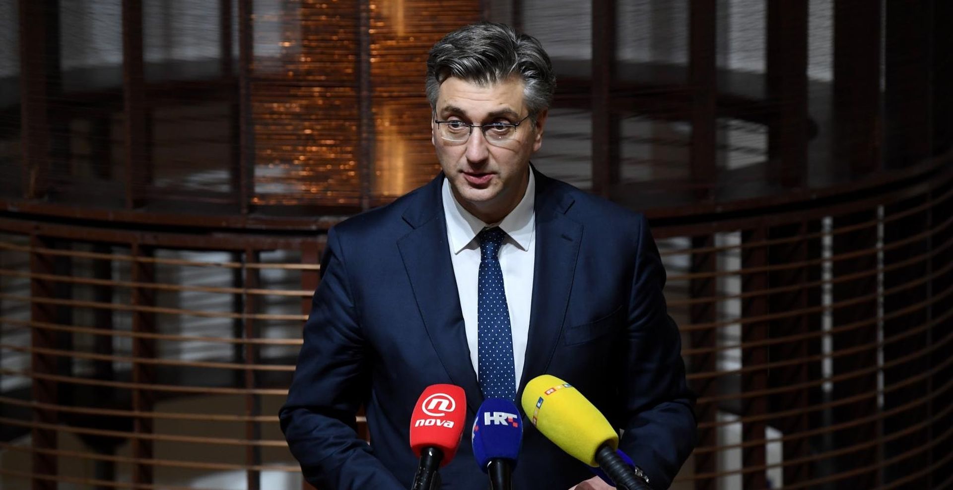 Zagreb: Republika Hrvatska potpisala sporazum s Europskom organizacijom za nuklearna istraživanja 28.02.2019., Zagreb - U Tehnickom muzeju Nikola Tesla odrzalo se svecano potpisivanje sporazuma izmedju Republike Hrvatske i Europske organizacije za nuklearna istrazivanja CERN. Premijer Andrej Plenkovic
Photo: Marko Lukunic/PIXSELL