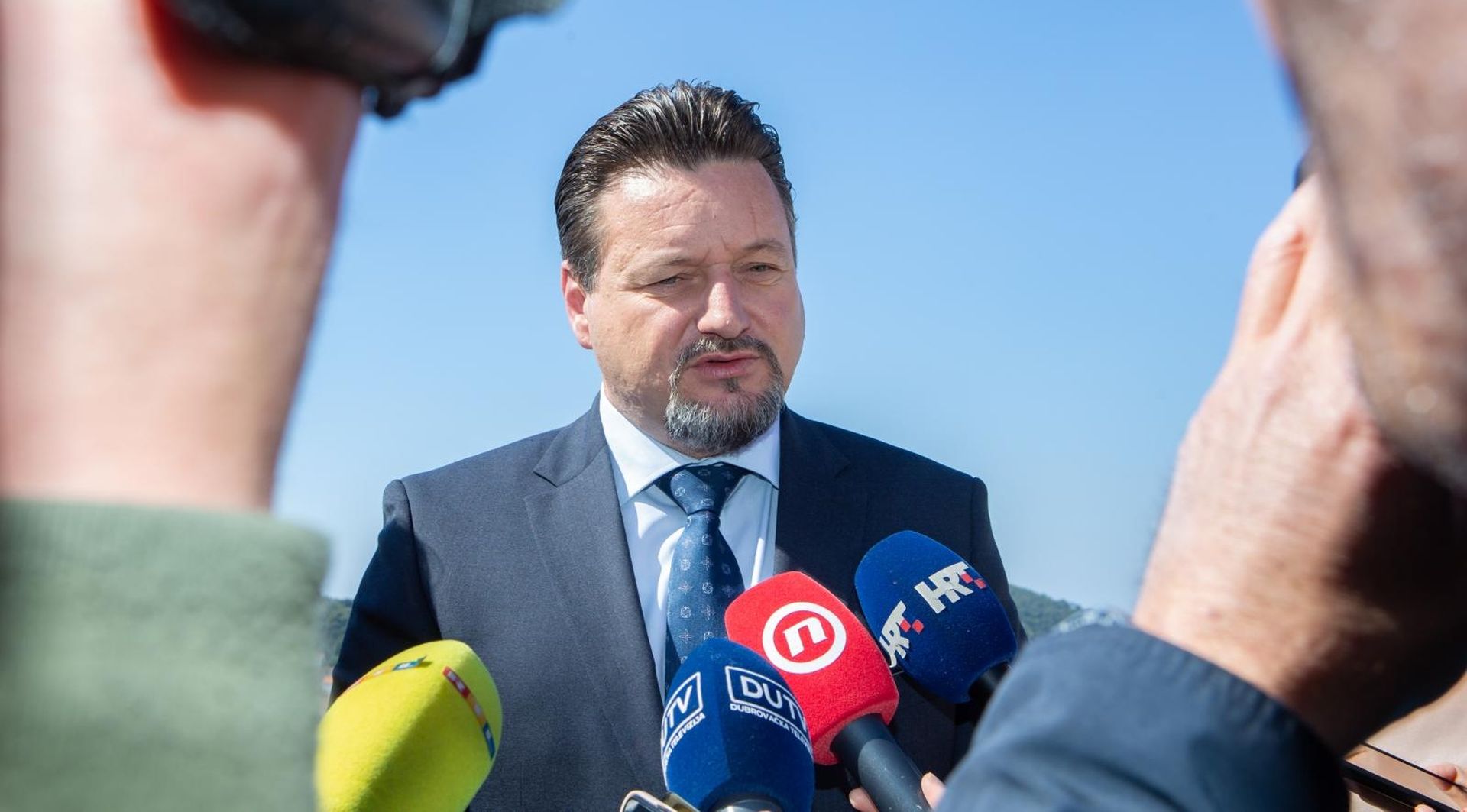 Dubrovnik:  Sastanak ministra Lovra Kuščevića s predstojnicima državne uprave 29.03.2019., Dubrovnik - U hotelu Adria odrzan je zatvoreni sastanak ministra uprave Lovre Kuscevica s predstojnicima drzavne uprave. Photo: Grgo Jelavic/PIXSELL