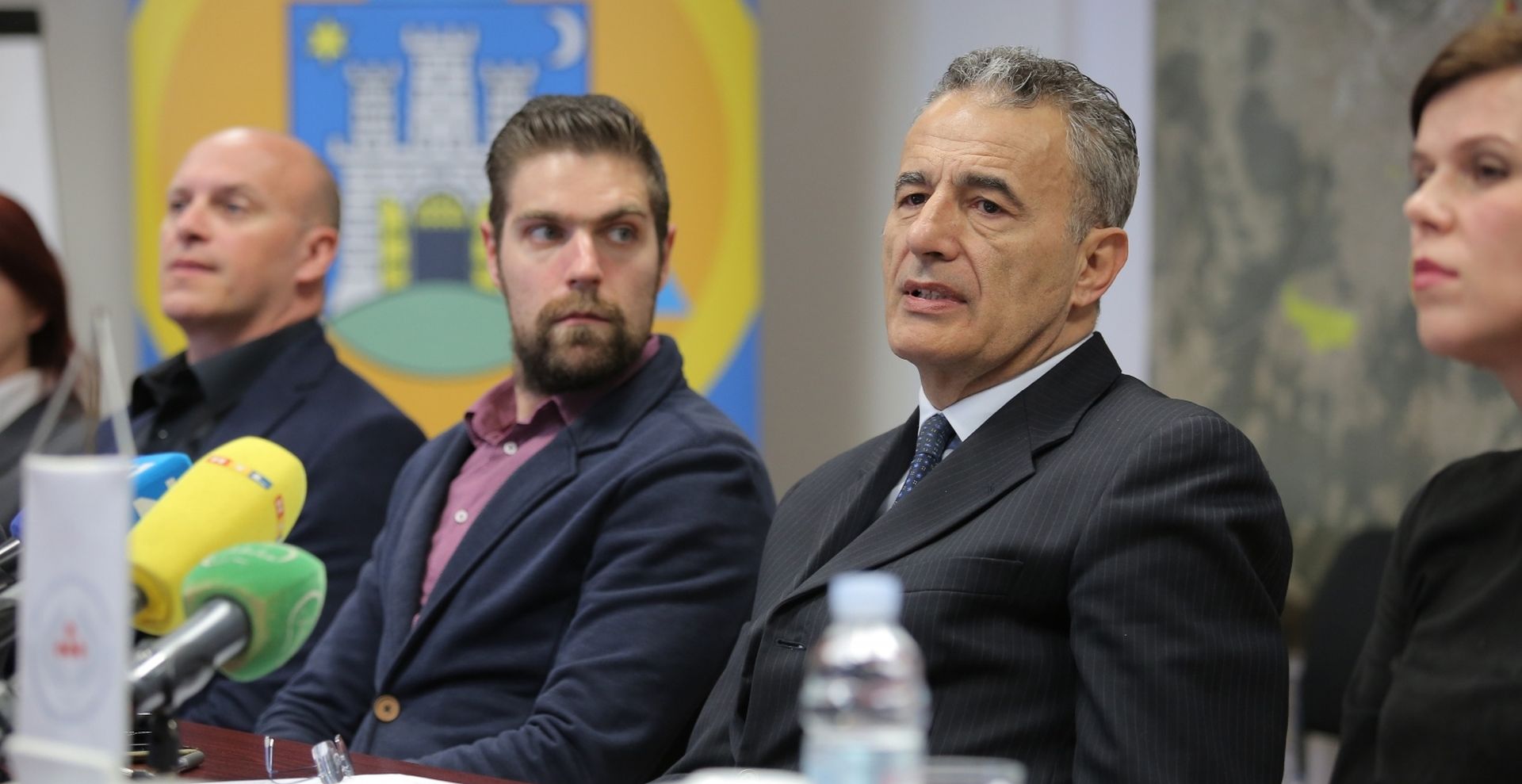 Zagreb: Pavle Kalinić o Procjeni rizika od velikih nesreća za područje Grada Zagreba 29.03.2019., Zagreb - U Uredu za hitne situacije u Branimirovoj ulici odrzana je konferencija za medije na temu Procjena rizika od velikih nesreca za podrucje Grada Zagreba, koju je vodio predstojnik ureda Pavle Kalinic. 
Photo: Tomislav Miletic/PIXSELL
