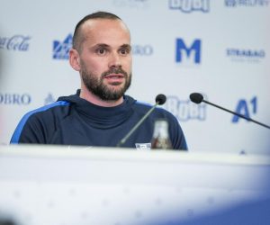 Osijek: Dino Skender novi je trener Osijeka 30.03.2019., stadion Gradski vrt, Osijek - Izvanredna konferencija za medije na kojoj je predstavljen novi trener Osijeka Dino Skender. Photo: Davor Javorovic/PIXSELL
