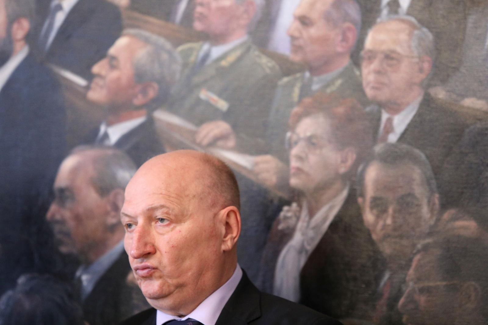30.05.2018., Zagreb - U prigodi obiljezavanja 30. svibnja - Dana Hrvatskoga sabora odrzano je svecano primanje.  Miroslav Separovic. 
Photo: Patrik Macek/PIXSELL