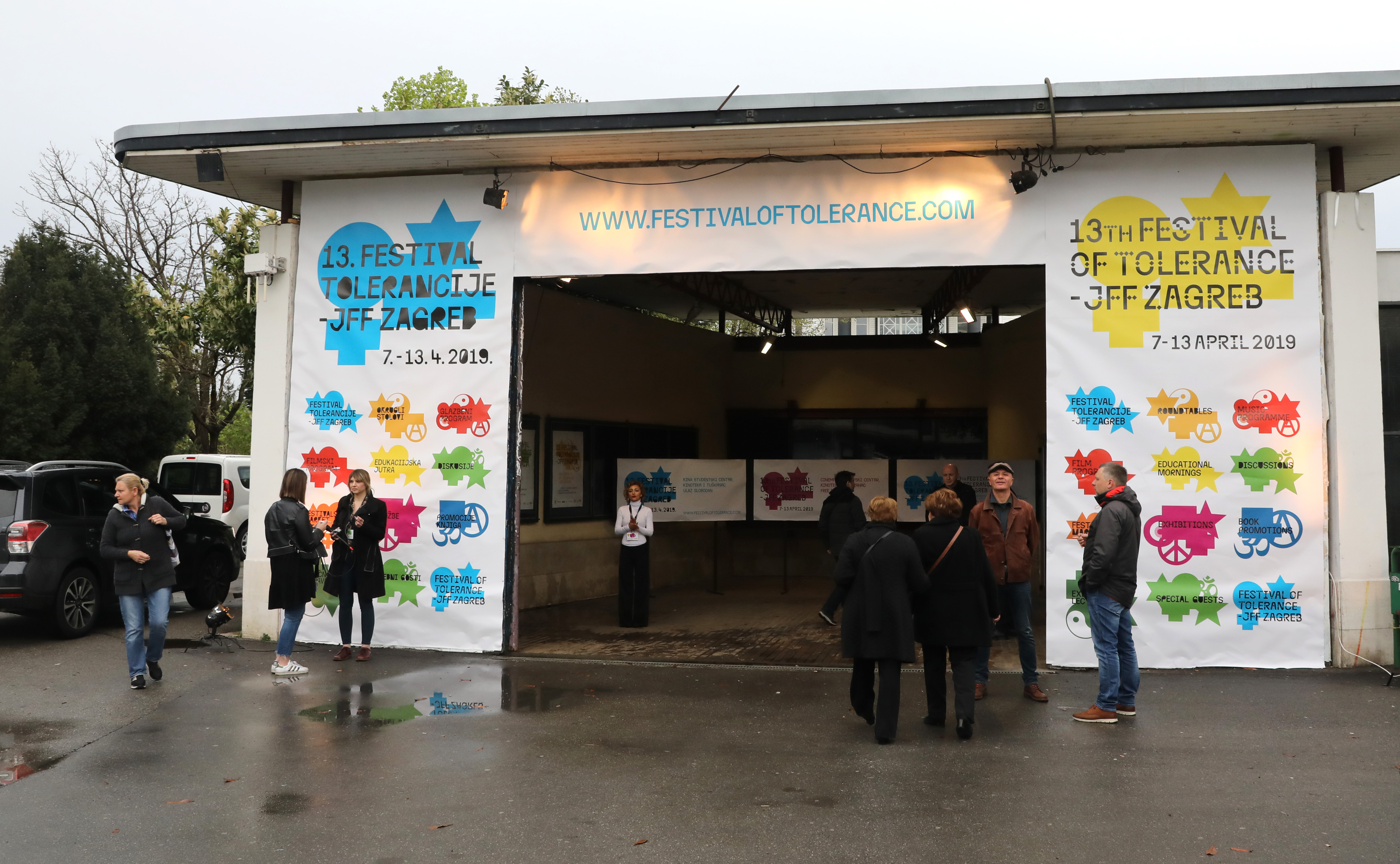 Zagreb, 07.04.2019 - Sveèano otvorenje 13. festivala tolerancije - JFF Zagreb. Festival tolerancije, koji traje do 13. travnja, publici æe ponuditi vie od 70 filmova na temu ljudskih prava, tolerancije, prihvaæanja razlièitosti i slobode. U sklopu Festivala odrat æe se i program Masterclass tolerancije u kojemu autori govore o nastanku svojih filmova, a u popratnom programu odravaju se dvije izlobe te tradicionalna Edukacijska jutra. 
foto HINA/ Admir BULJUBAIÆ/ abu