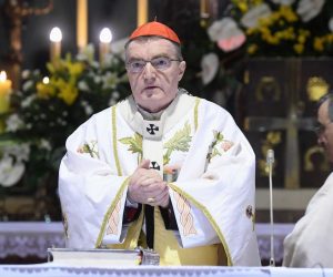 01.04.2018., Zagreb - Sredisnje euharistijsko slavlje u katedrali predvodio je zagrebacki nadbiskup kardinal Josip Bozanic.

Photo: Marko Lukunic/PIXSELL
