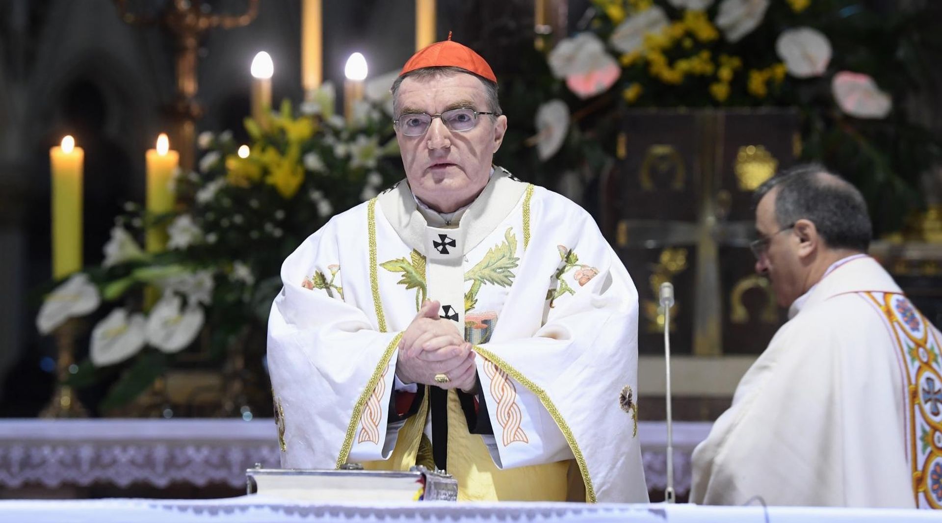 01.04.2018., Zagreb - Sredisnje euharistijsko slavlje u katedrali predvodio je zagrebacki nadbiskup kardinal Josip Bozanic.

Photo: Marko Lukunic/PIXSELL
