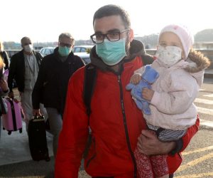 02.04.2019., Zagreb - Mila Roncevic u pratnji roditelja Sanje i Marina Roncevica odlazi iz Medjunarodne Zracne luke dr. Franjo Tudjman u SAD gdje ce ju u Philadelphiji docekati medicinski tim bolnice Children's Hospital of Philadelphia. Photo: Marko Prpic/PIXSELL