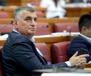 4.4.2019., Zagreb - Sabor je popodne 11. sjednicu nastavio raspravom o SDP-ovoj interpelaciji radi neuspjeha Vlade RH u provodjenju strukturnih reformi. Miro Bulj.
Photo:Igor KraljPIXSELL