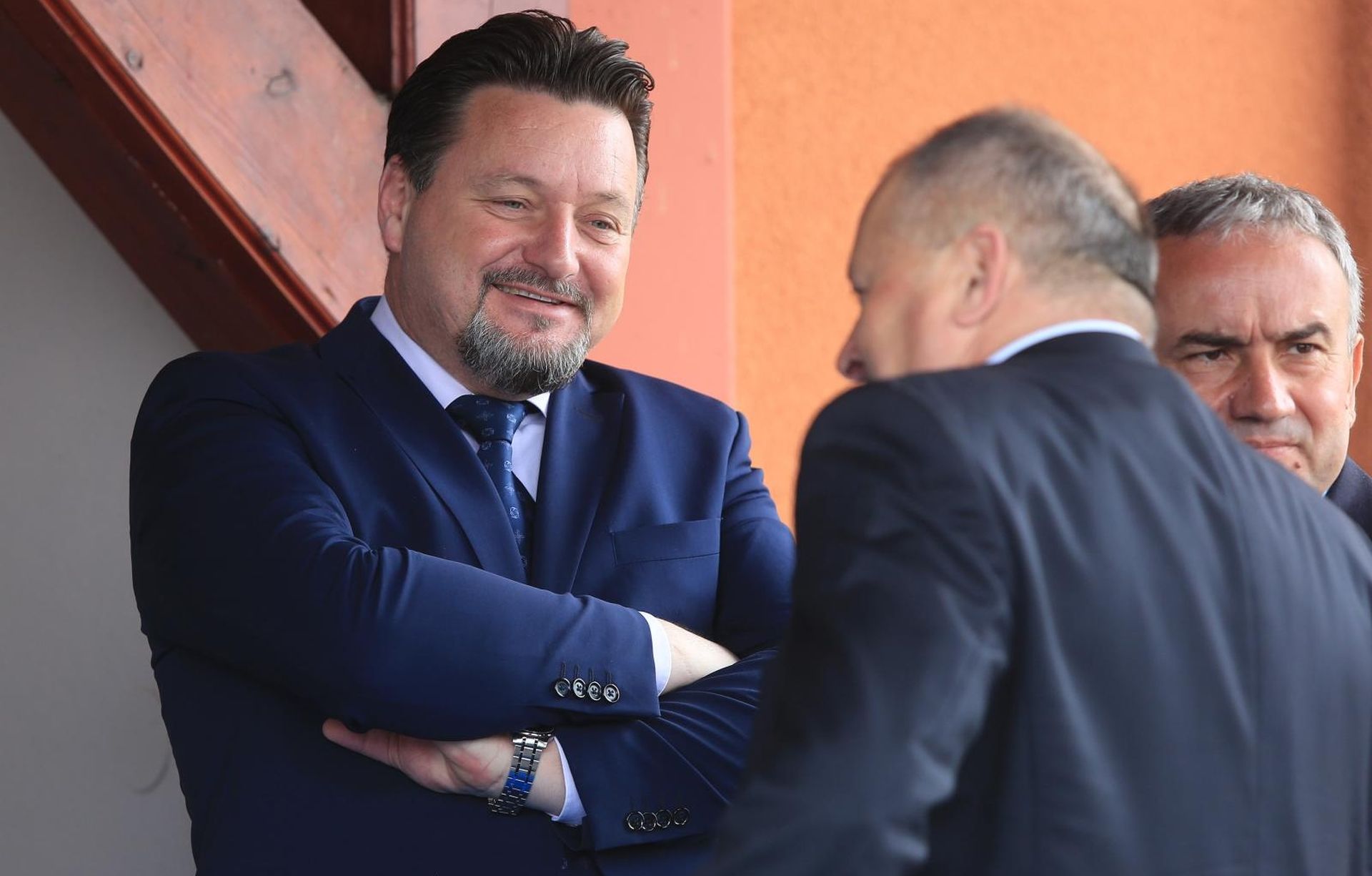 05.03.2019. , Rugvica , Zagreb -  Predsjednik Vlade Andrej Plenkovic sudjelovao je na godisnjoj Skupstini Udruge Opcina u Rugvici. Uz predsjednika Vlade bili su ministar financija Zdravko Maric i ministar uprave Lovro Kuscevic. Photo: Marko Prpic/PIXSELL