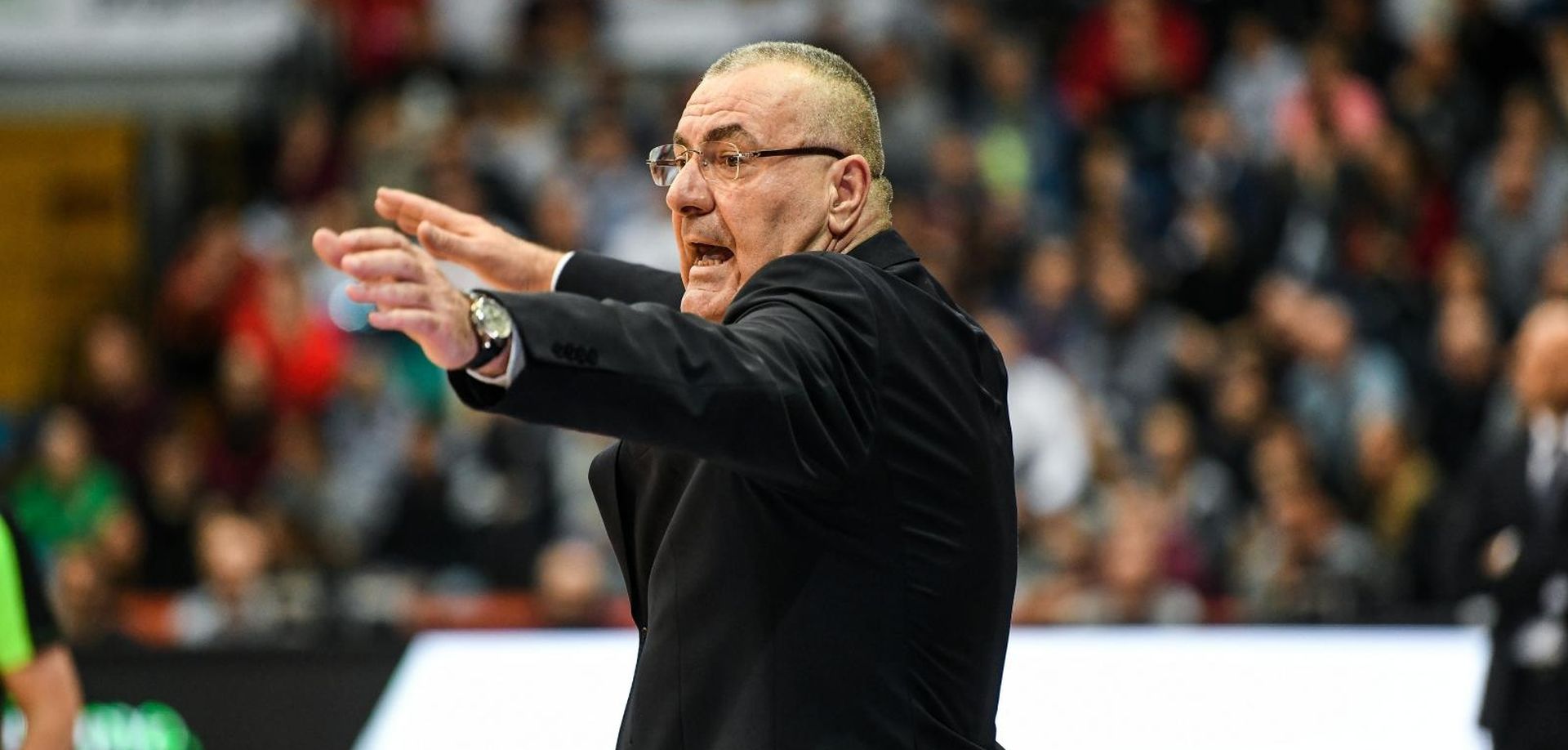 07.04.2019.,  Kosarkaski centar Drazen Petrovic, Zagreb - 3. utakmica polufinala ABA lige, KK Cedevita - KK Buducnost Voli. Jasmin Repesa  Photo: Josip Regovic/PIXSELL